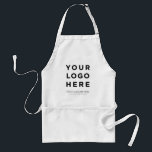 Custom Apron Uniform Business Logo Promotional<br><div class="desc">Easily personalise this custom apron with your own company logo, business slogan, and website address. Promotional aprons custom branded with your business logo can be a uniform for employees, wait staff, and workshops, or promotional giveaways for customers. This apron with pockets is ideal for a catering company, chef, restaurant, bakery,...</div>