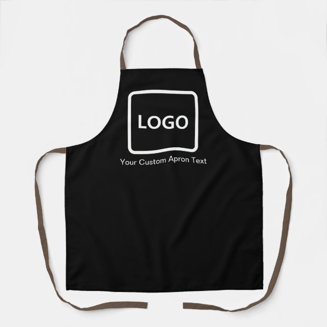 Custom Apron with Business Logo Personalised (Front)