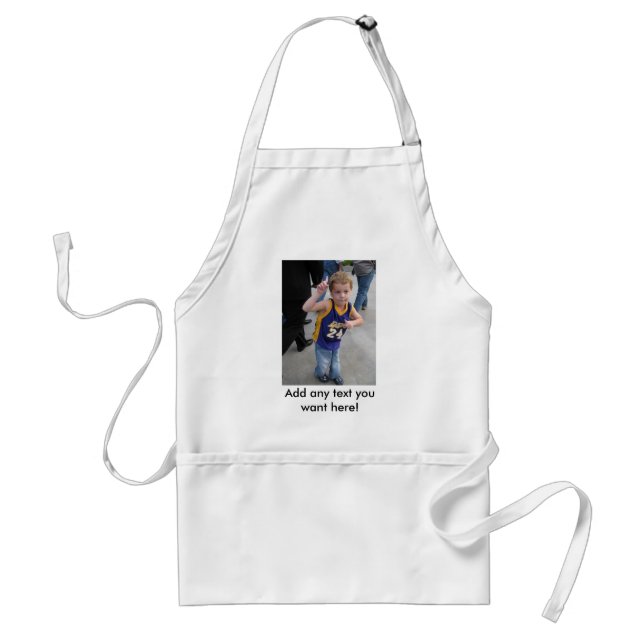 Custom Apron with Picture and Text (Front)