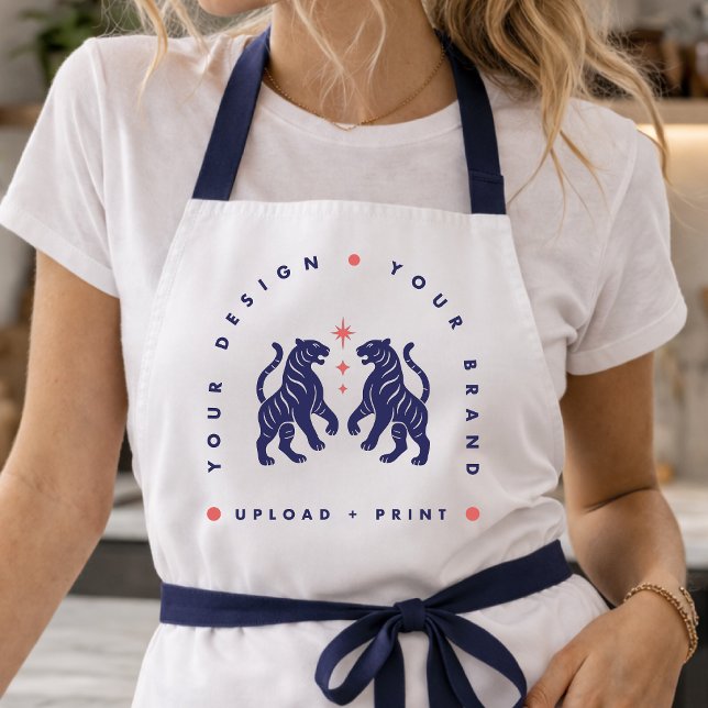 Custom Apron | Your Personalised Design Upload (Upload your artwork and turn this apron into custom merch, staff uniform or a stylish gift)