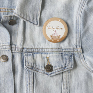 Custom Aqiqah Celebration Button Baby Shower Favor