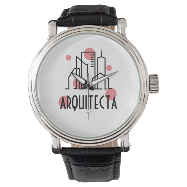 Custom architecture clock watch (Front)