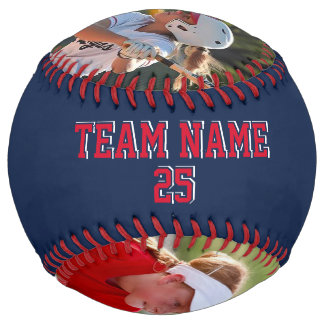 Custom Arizona Red Blue 2 photos Softball
