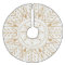 Custom Art Deco Snowflake Holiday Tree Skirt