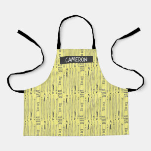 Custom Art Doodle All-Over Print Apron