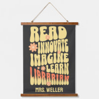 Custom Art Teacher Retro read innovate imagine