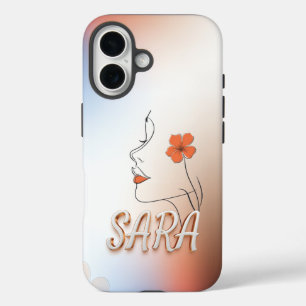 Custom Artistic Phone Case Designs Featuring 'Sara