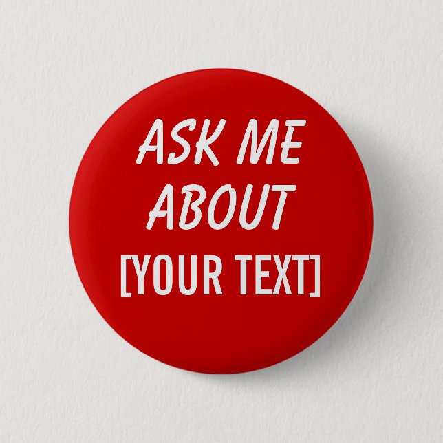 Custom Ask Me About button (Front)