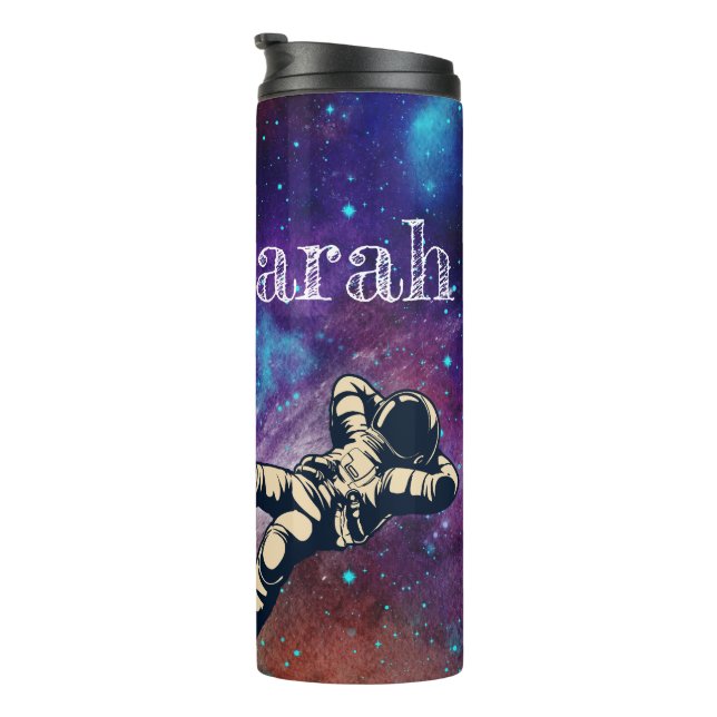 Custom Astronaut Nebula Outer Space  Thermal Tumbler (Rotated Right)