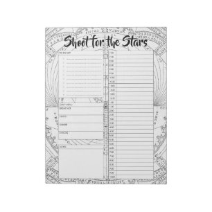 Custom Astronomy Daily Planner Organiser Notepad