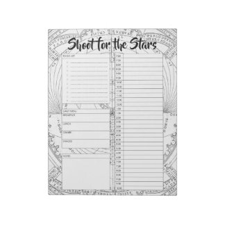 Custom Astronomy Daily Planner Organiser Notepad