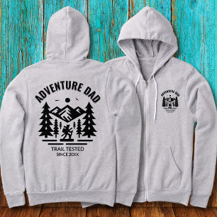 Custom Athletic Heather Adventure Dad Hiking Hoodie