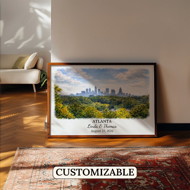 Custom Atlanta Wall Art, Georgia Poster (Creator Uploaded)