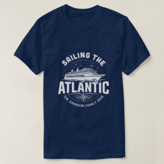Custom Atlantic Cruise Vacation Group Matching T-Shirt