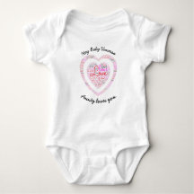 Custom "Aunty Loves Baby" Jersey Bodysuit
