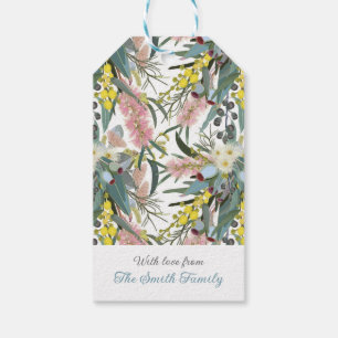 Custom Aussie Native Bush Blooms Gift Tags