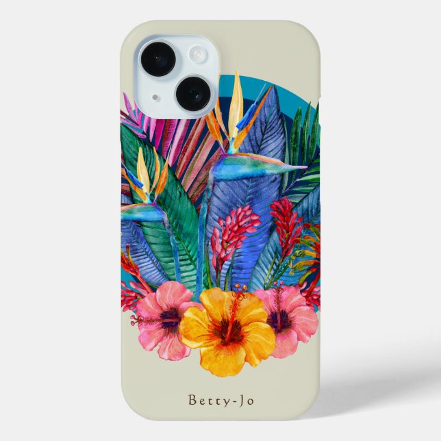 Custom Australian Tropical Summer Case-Mate iPhone Case (Back)