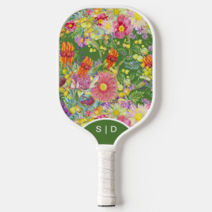 Custom Australian Wildflowers Pickleball Paddle