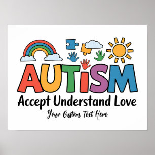 Custom Autism Awareness poster