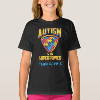 Custom Autism Is My Superpower Puzzle Team Name