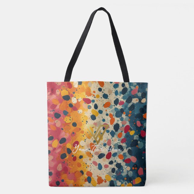 Custom : Autumn Splendour Personalised Tote Bag (Front)
