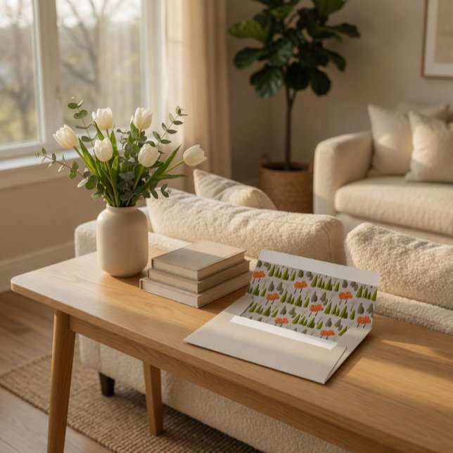 Custom Autumn Trees Envelope with Liner (Creator Uploaded)