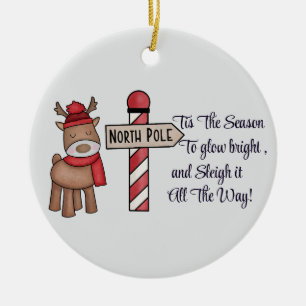 Custom Avocado Couple Ornament, Personalise Design Ceramic Tree Decoration