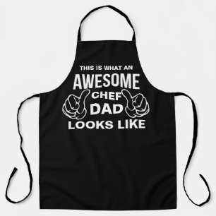 Custom Awesome Dad - Personalized Chef Apron