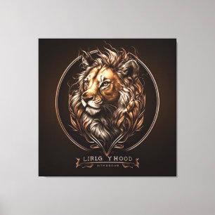 custom awesome logos #1 canvas print