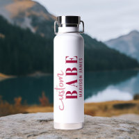 Custom Babe Funny Saying Personalised Name