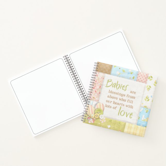 Custom Babies Are A Blessing Memory Notebook (Inside)