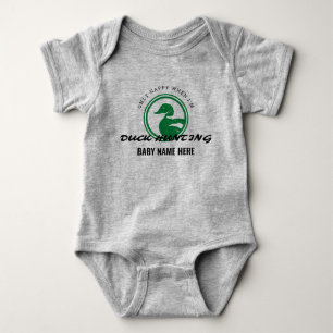 Custom Baby Duck Hunting Jersey Bodysuit Shirt