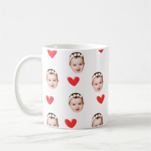 Custom Baby Face Father's Day Gift, Mother's Day Coffee Mug