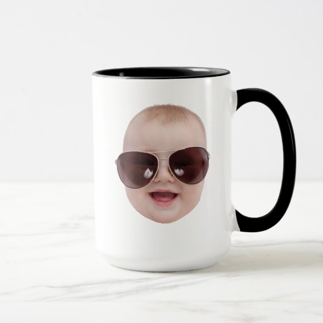 Custom Baby Face Grandpa Gift Dad Birthday Gift    Mug (Right)
