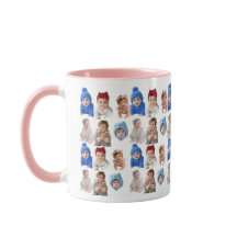 Custom Baby Face Mug Baby 4 Photos MUGS