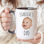 Custom Baby Face Mug, Baby Photo Coffee Mug<br><div class="desc">Custom Baby Face Mug,  Baby Face Coffee Mug,  Personalised Baby Face Mug,  Mug For New Dad,  Baby Photo Mug,  New Father's Day Gift</div>