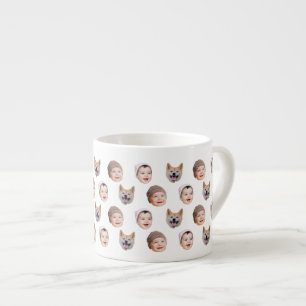 Custom Baby Face Mug, Custom Family 3 Photos mug