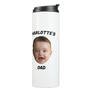 Custom Baby Face Mug, Custom New Dad Mug