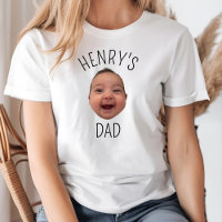 Custom Baby Face Personalised Child Photo New Dad