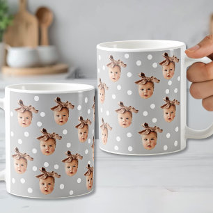 Custom Baby Face Photo Coffee Mug
