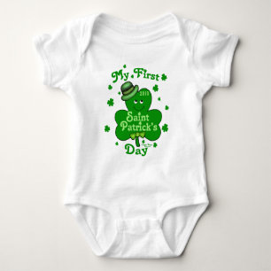 Custom Baby First St. Patrick's Day Bodysuit