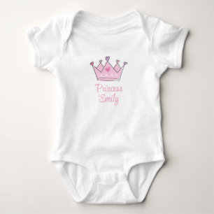 Custom Baby Girl Gift, Princess, Personalised Bodysuit