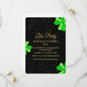 Custom Baby Let's Party Invitation Card PDF PNG, S