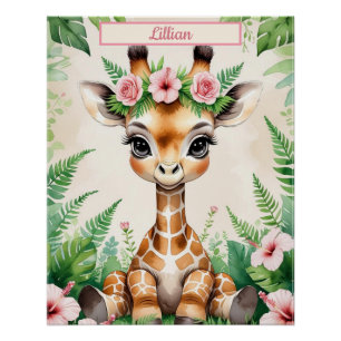 Custom Baby Monkey Nursery Wall Art