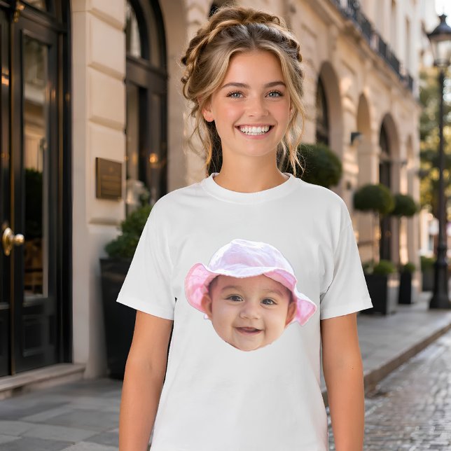 Custom Baby Photo, Baby Photo Face T-Shirt (Creator Uploaded)