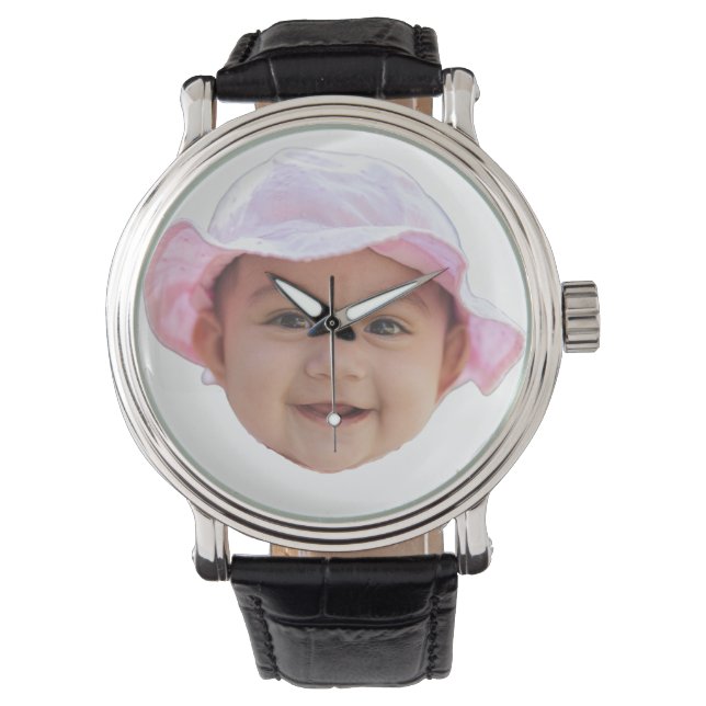 Custom Baby Photo, Baby Photo Face Watch (Front)