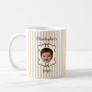 Custom Baby Photo Coffee Mug For Dad