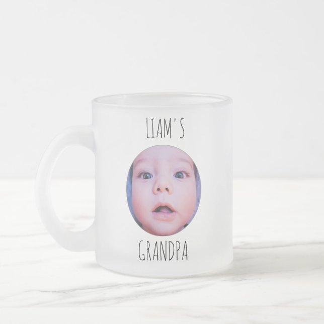 Custom Baby Photo & Name Coffee Mug (Left)