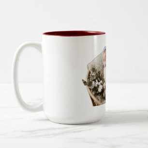 Custom Baby Photo Two-Tone Mug