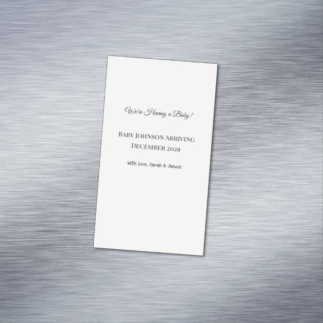 Custom Baby Reveal Card (In Situ)